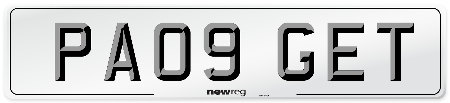 PA09 GET Number Plate from New Reg